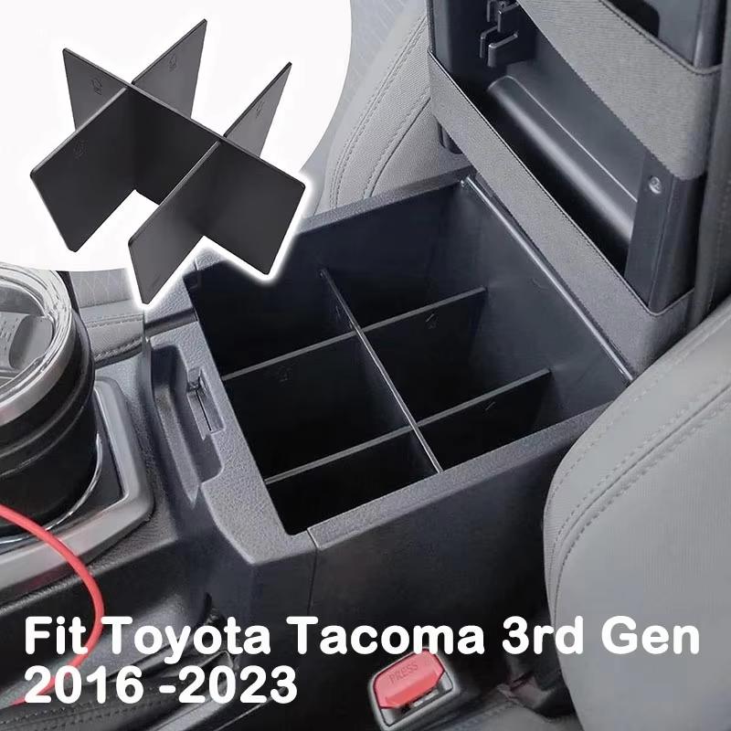 SixthSmoy for Toyota Tacoma 2016 2017 2018 Center Console Hidden Box Armrest Storage Box Tray Organizer
