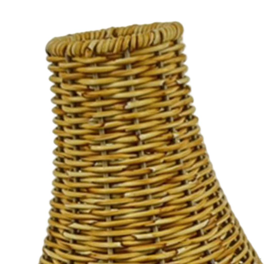 Handcrafted Rattan Vase - Woven Art for Flower Arrangements
