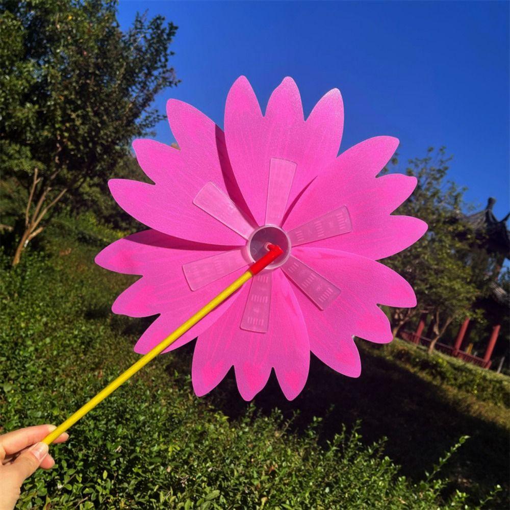 PVC Zonnebloem Windmolen Meerdere Stijlen Tuin Gazon Windmolen Buitenfeest Picknick Decoratie