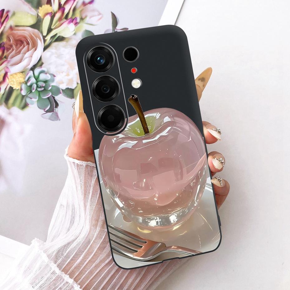 Fashion Letter Phone Case For Tecno Camon 50 4G Back Cover For Tecno Camon50 4G CN5 Soft Black Silicone Cases
