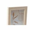 Cadre photo mural - Naturel - 32,5x1,5x45 cm - Bois MDF - Verre - Moderne