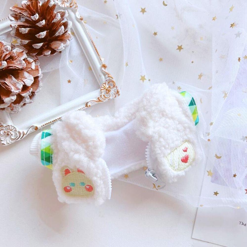 Outfit Mini Clothes Cotton Stuffed Dolls Doll Pants 20cm Doll Clothes Doll Fur Coat Doll Plush Vest