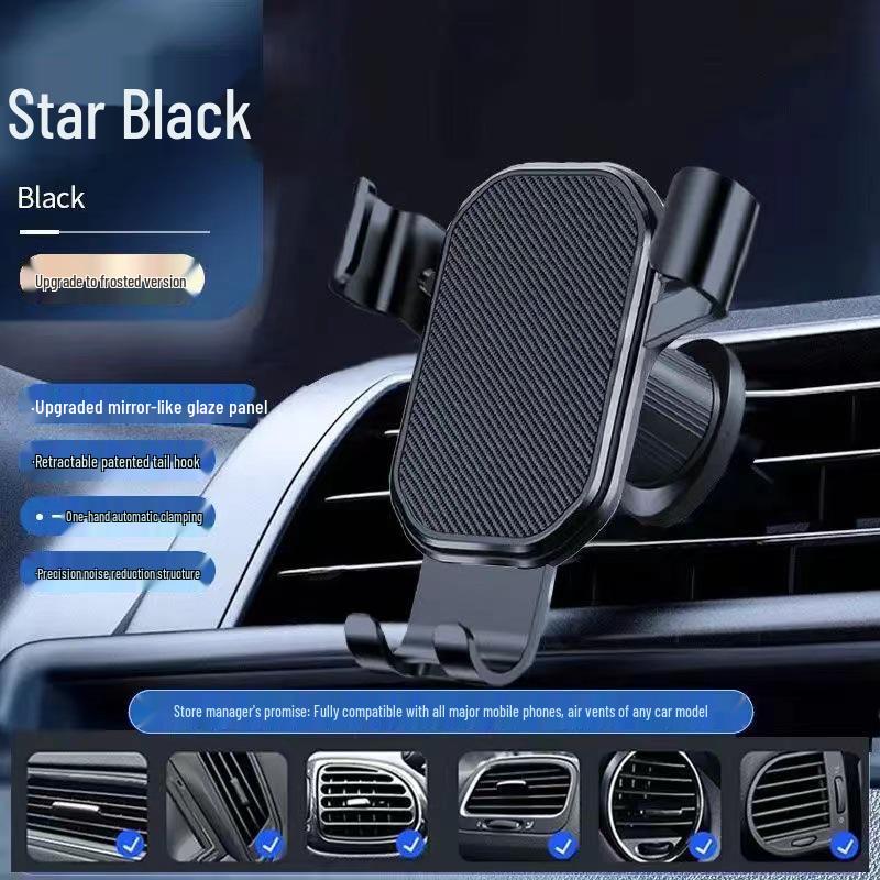 

2024 Автомобільний тримач для телефону на повітропровід: Протиударний, Стабільний тримач для навігатора