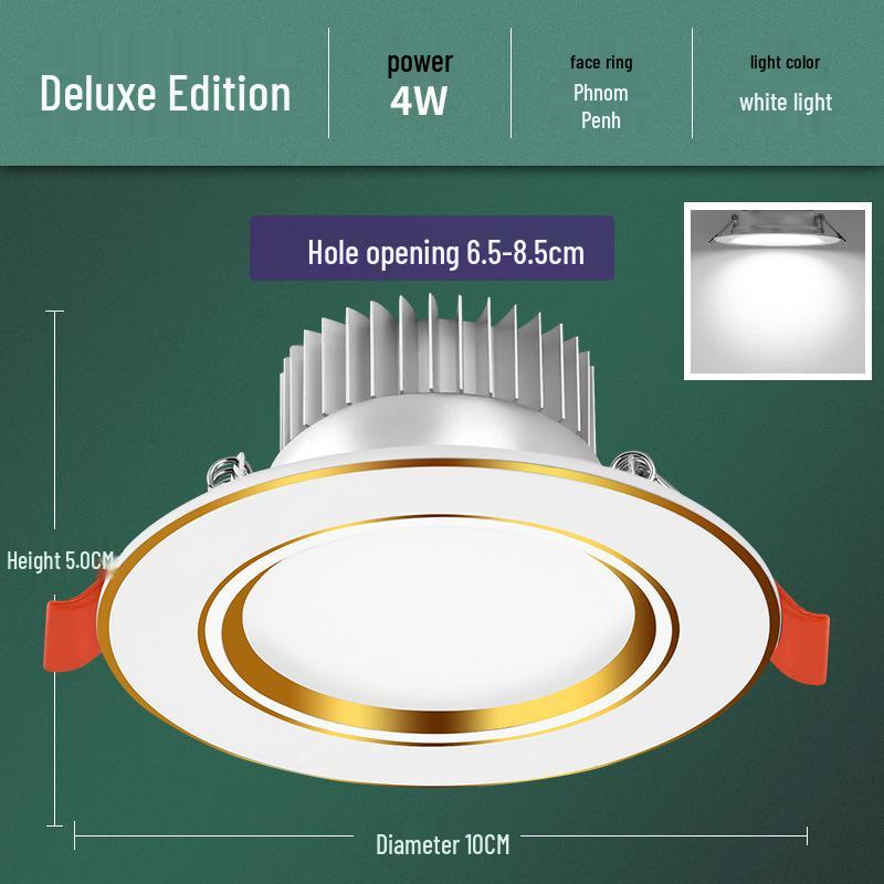 5W LED Recessed Ceiling Spotlight for Living Room - 7.5cm Opening