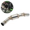 Motorcycle Exhaust Mid Pipe Motorcycle Refitting Replacement for KAWASAKI ZX6R 2009‑2017