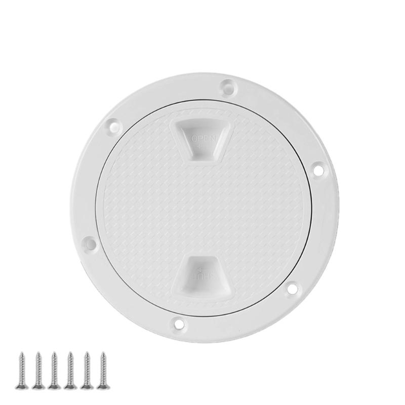 ABS Inspection Hatches Cover 4/6/8 Inch Round Deck Access Suitable for Boat Yacht