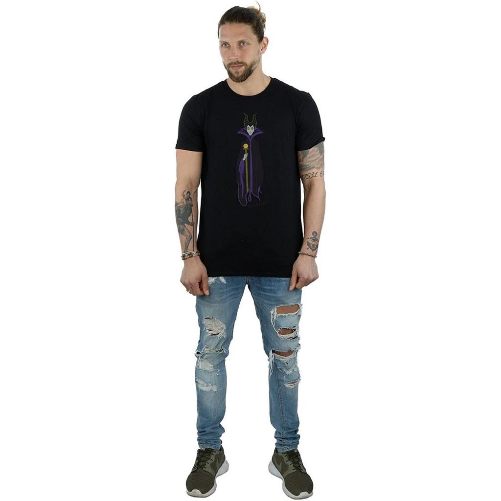 Sleeping Beauty Mens Classic Maleficent Cotton T-Shirt