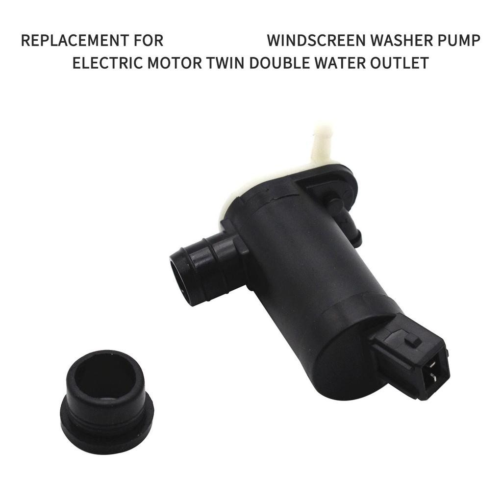 Replacement for Ford Focus Windscreen Washer Pump Electric Motor Twin Double Water Outlet