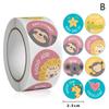 500 Pz/Set Adesivi Rotondi Cartoni Animati Animali Giocattoli Per Bambini Adesivo Ricompensa Insegnante