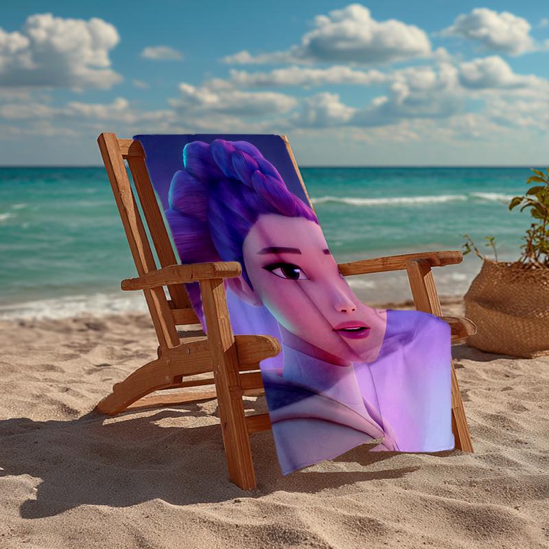 KPOP Hunter Fashion Beach Towel: Ideal for Summer Adventures Soft, absorbent and quick drying suitable for swimming and bathing
