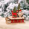 Tree Xmas Tree Ornaments Assembly Decorations Christmas Decorations Xmas Sled DIY Assembly