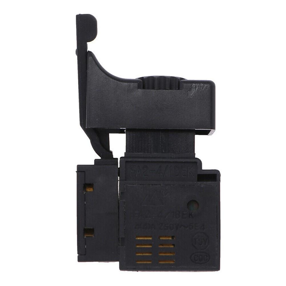 FA2-6/1BEK Black 6A 250V Electric Drill Speed Control Trigger Button Switch