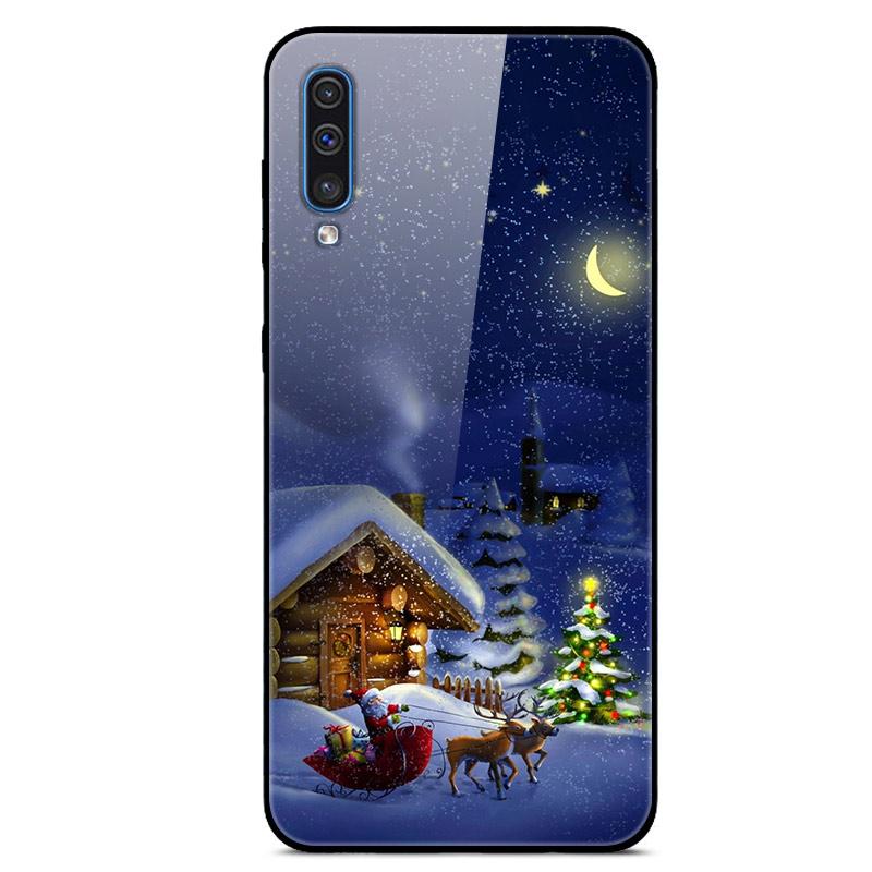 6.4" For Samsung Galaxy A30s A51 A50 Case A 30s Glass Back Cover Case For Samsung A30s A50 A70 A51 Case A 30 s A 51 Case Bumper