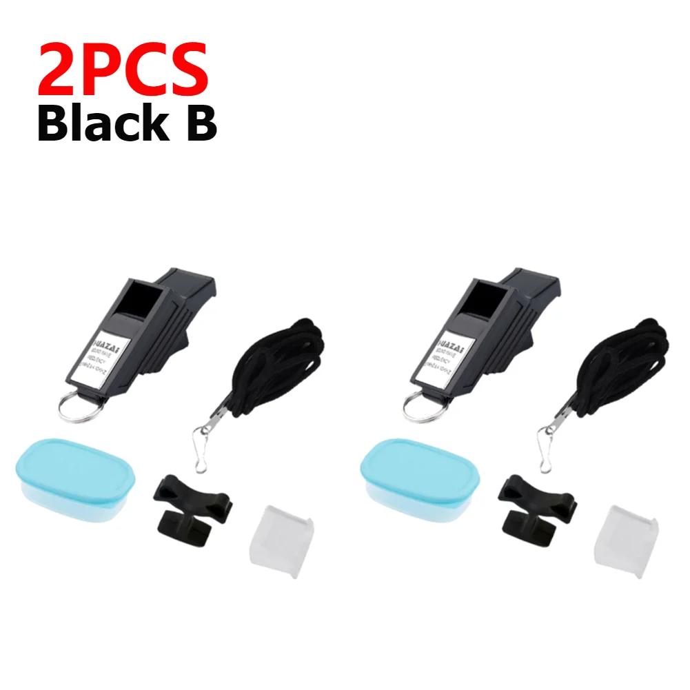 1-10PCS Professional Soccer Referee Whistle Coaching Basketball Football Whistles Seedless Plastic Whistles Basketball Whistles