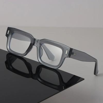 Minimalist Luxury Transparent Glasses Cool Square Frame Eyeglass Women Men Cool Clear Lens Frame Glasses Oculos