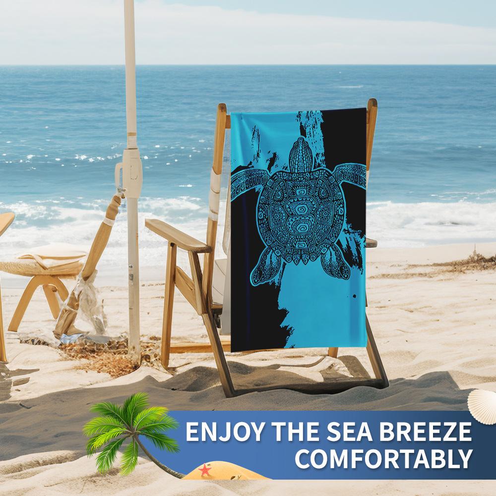 New, Double-sided Velvet Beach Towel, Support Surf Towel, Sports Towel.