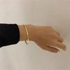 Cazador Stainless Steel Snake Chain Bracelet for Women Gold Color Friendship Minimalist Bracelets Trendy Jewelry Mother Day Gift