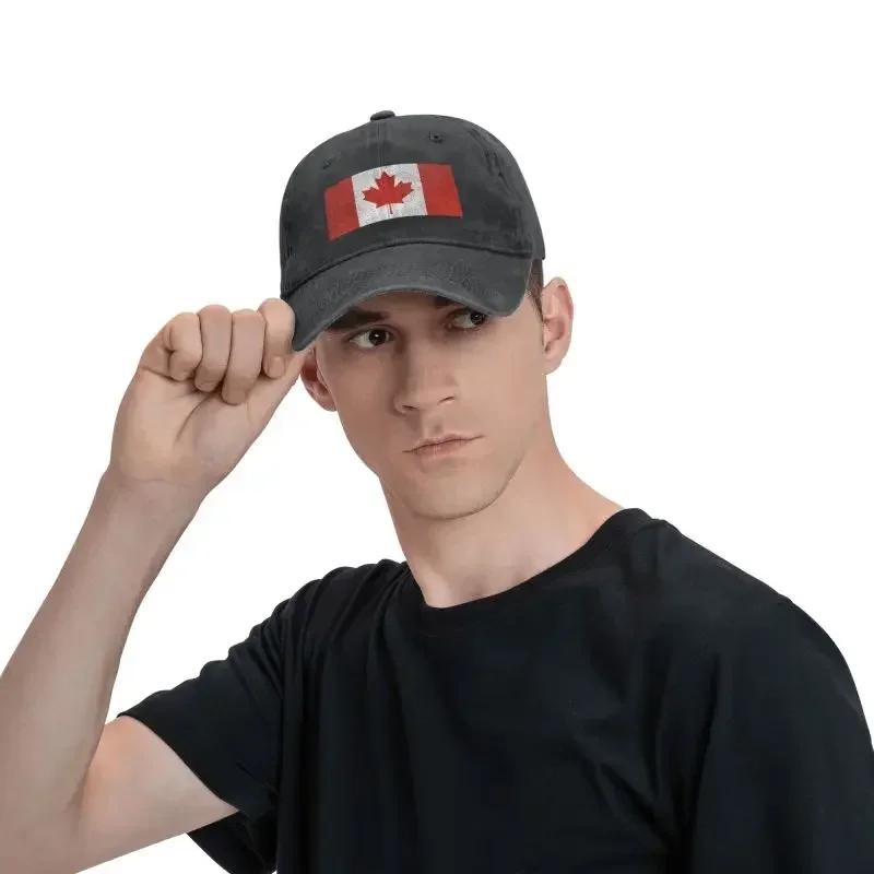 Custom Cotton Flag Of Canada Baseball Cap Hip Hop Women Men's Adjustable Dad Hat Summer