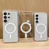 For Magnetic Clear Acrylic Case For Samsung Galaxy S26 S2 Edge S24 S23 S22 Plus Ultra FE A37 A7 A36 A6 A3 A Cover