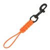 Diving Clip Lanyard Braided Portable Anti-Lost Strap Diving Ended Bolts Snap Buckle Practical Metal Clip Hook Diving Swivel
