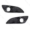Car Front Bumper Fog Lamp Light Cover Frame Bezel Grille Shell Cap Hood Lid For Ford Fiesta 2013 2014 2015