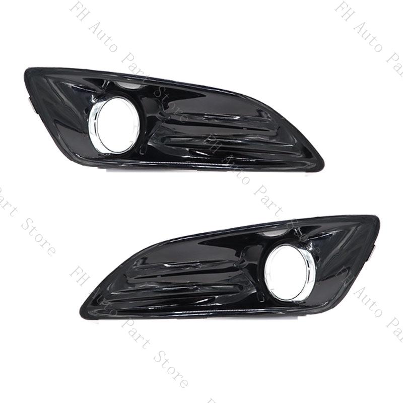Car Front Bumper Fog Lamp Light Cover Frame Bezel Grille Shell Cap Hood Lid For Ford Fiesta 2013 2014 2015