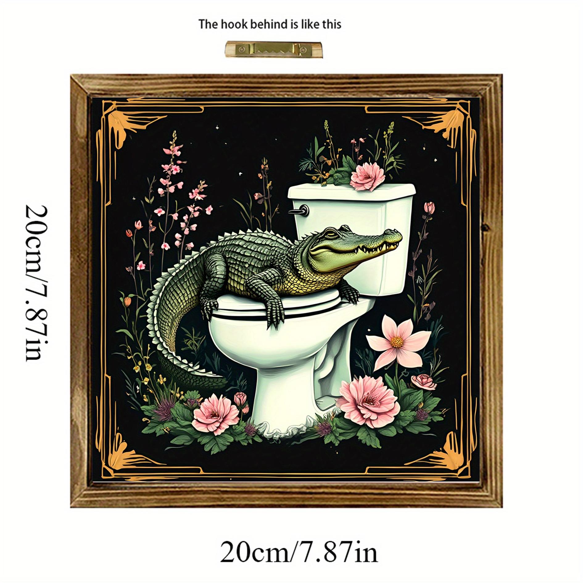 

1 Piece Farmhouse Wooden Frame Logo Decoration, 8X 8inch, Home Wall Retro Art Decoration, Kitchen, Bathroom, Living Room, Entrance, Farmhouse S