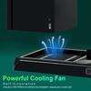 Cooling Fan for Game Machine Cooling Stand with LED Indicator,2 Controller Charging Stand Dock