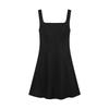 European and American Style Women's Clothing New Fashion Temperament Simple Short Sleeveless Vest Dress
