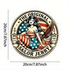 Sailor Jerry Vintage Metal Tin Sign 8x8 Inch Retro Wall Art Home Bar Kitchen Decor Man Cave