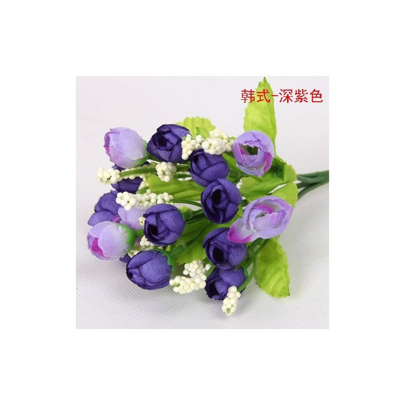 Versatile Artificial Flowers Tea Rose Buds Perfect For Wedding And Home Decor
