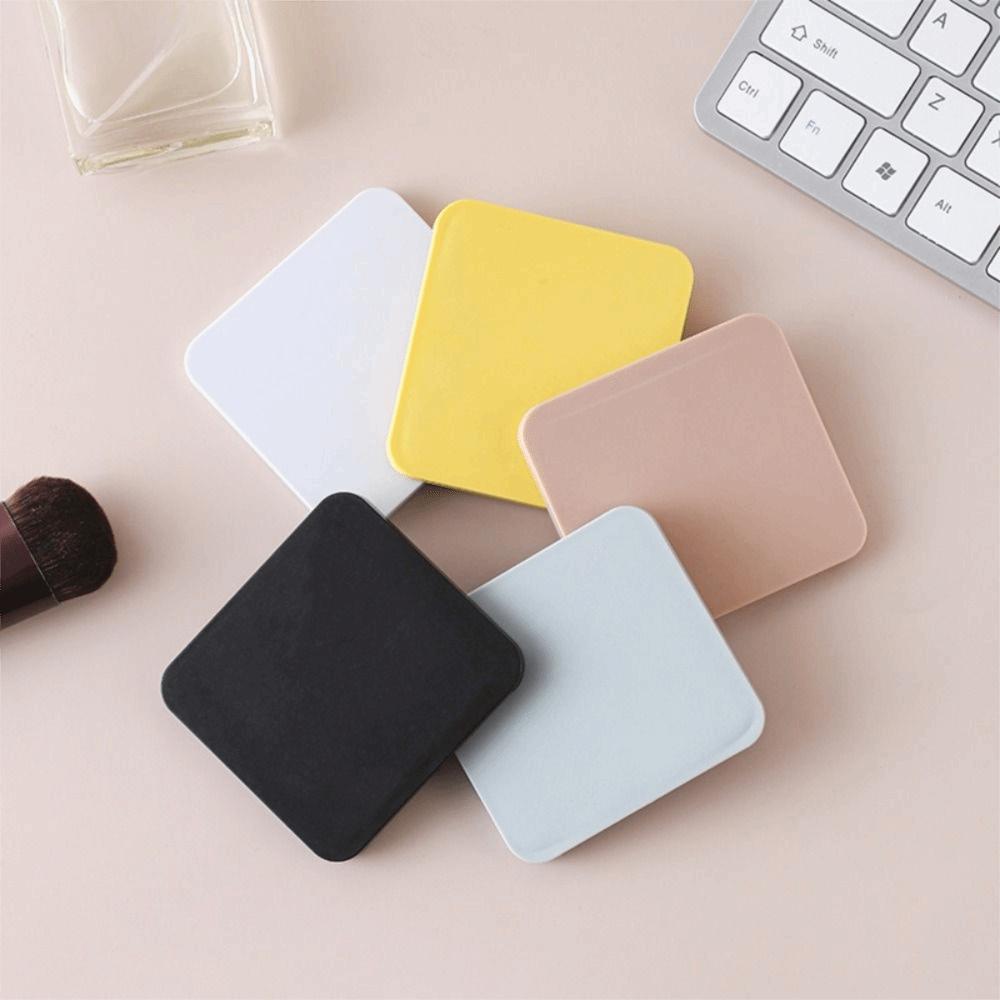 Mini Hand-Held Mirror Square Pocket Mirror Smooth Surface Make-Up Mirror  Women