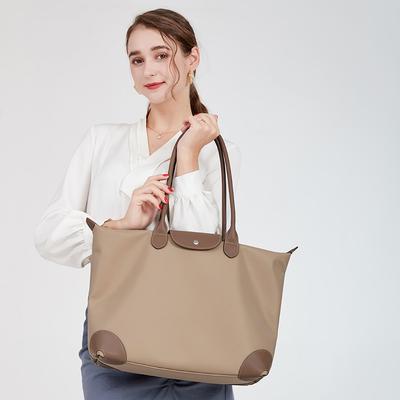 Sac pour Femme 2024 Automne/Hiver Nouveau Sac Tote de Niche pour le Trajet et le Voyage, Sac à Bandoulière en Toile Grande Capacité