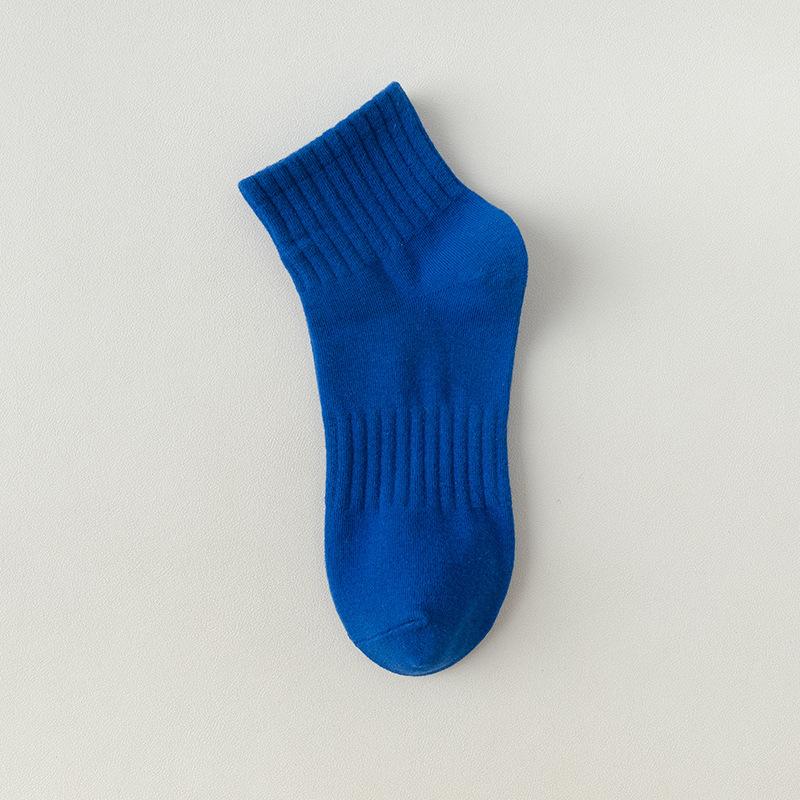 White Socks, Men's Short Socks, Summer Cotton Socks, Mid-calf Socks, Summer Thin All-cotton Men's Socks, Sweat-absorbing Sports, Summer