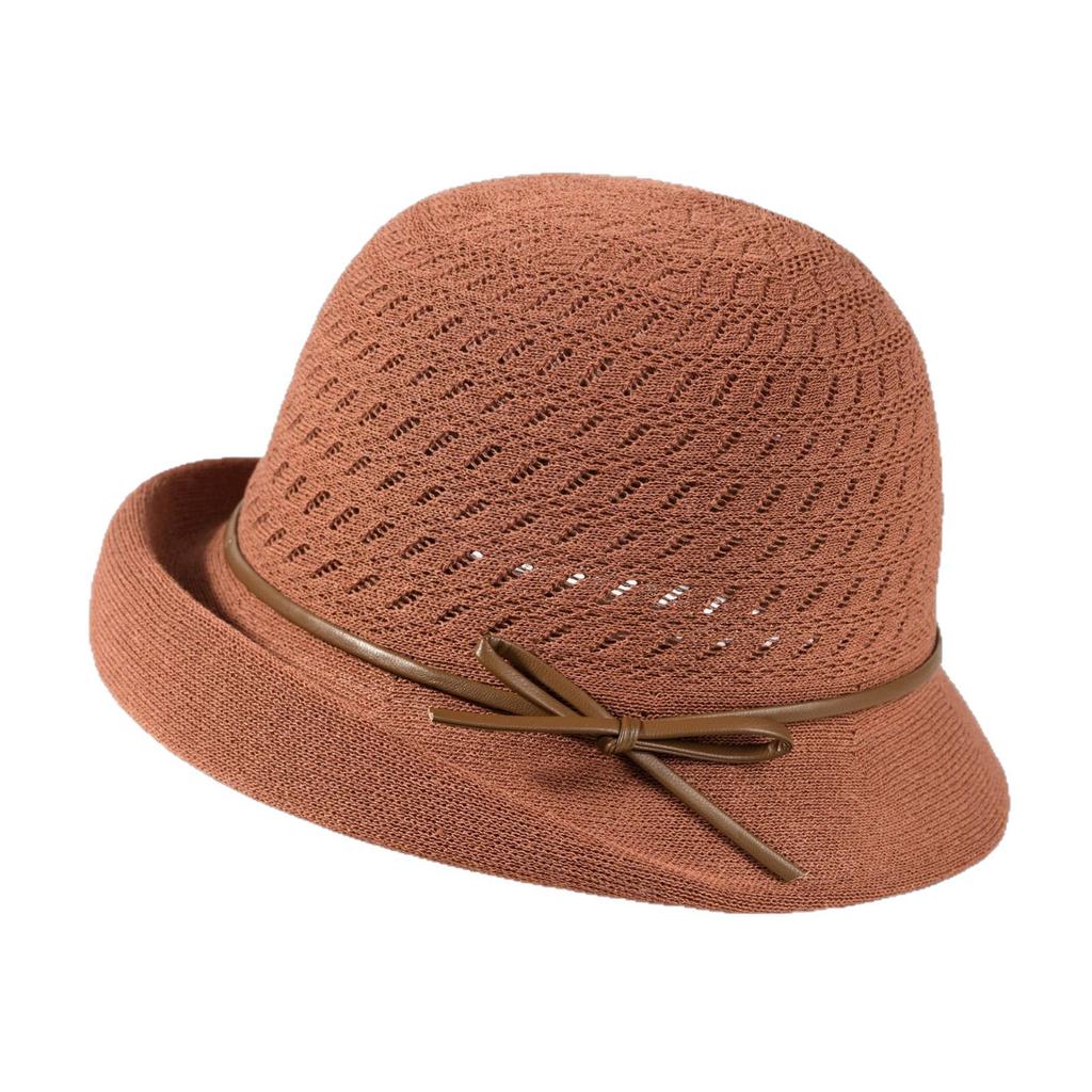 Summer breathable woven sun hat new fashion upturned brim foreign style mother hat summer sunscreen hat women