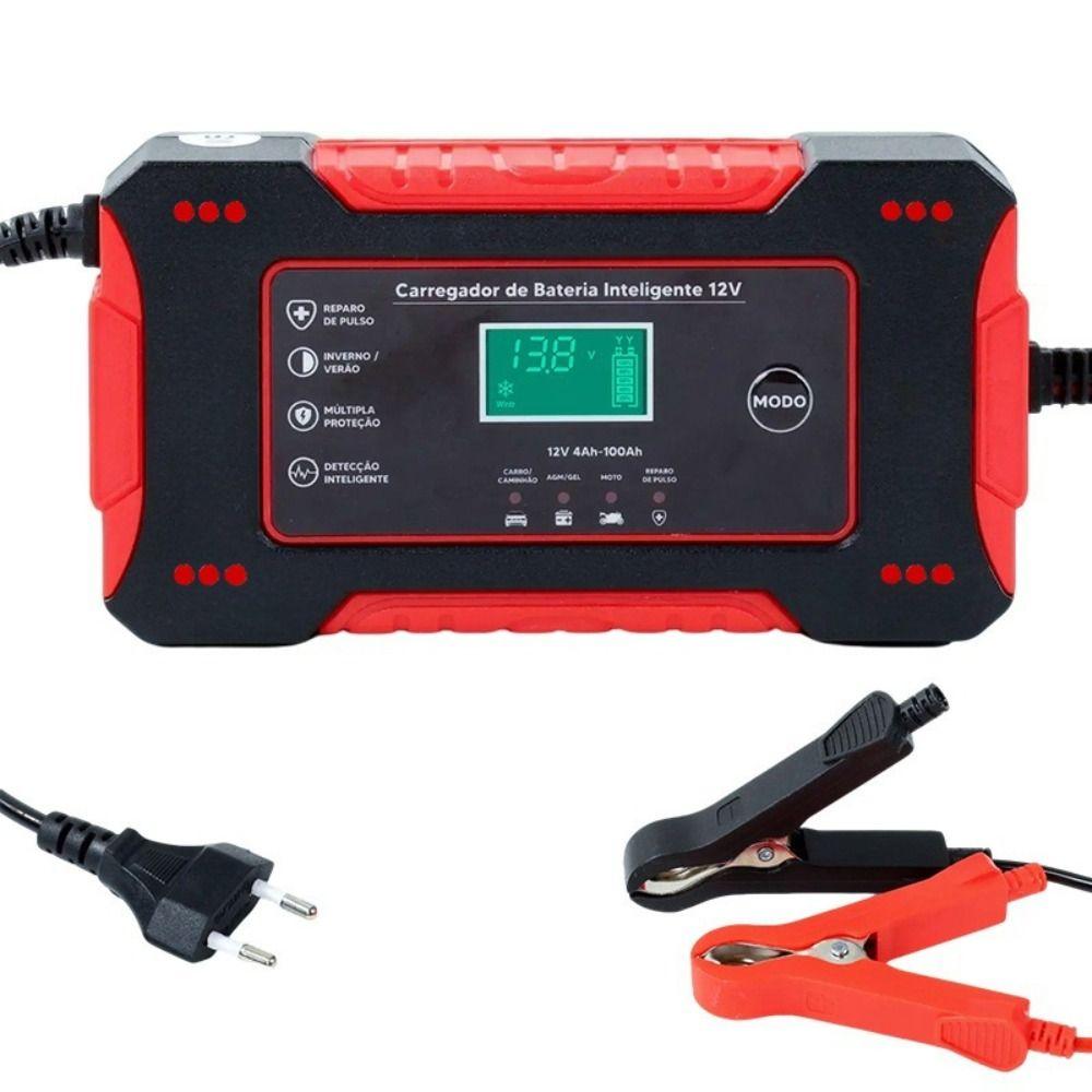 Intelligent Charging Motorcycle Battery Charger 12V 6A Battery Repair Charger  Vehicle Repair