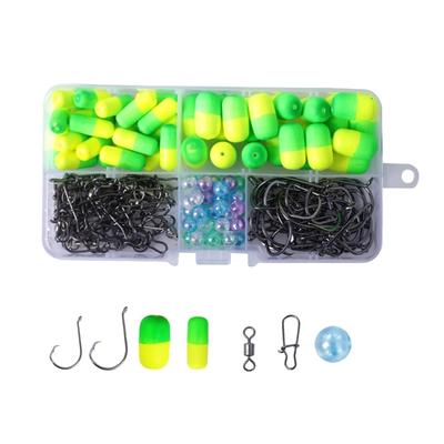 Fishing Rigs Rigs Strong Fishing Line with Luminescent Tube Black Circle Hook for Multiple Fishing Method