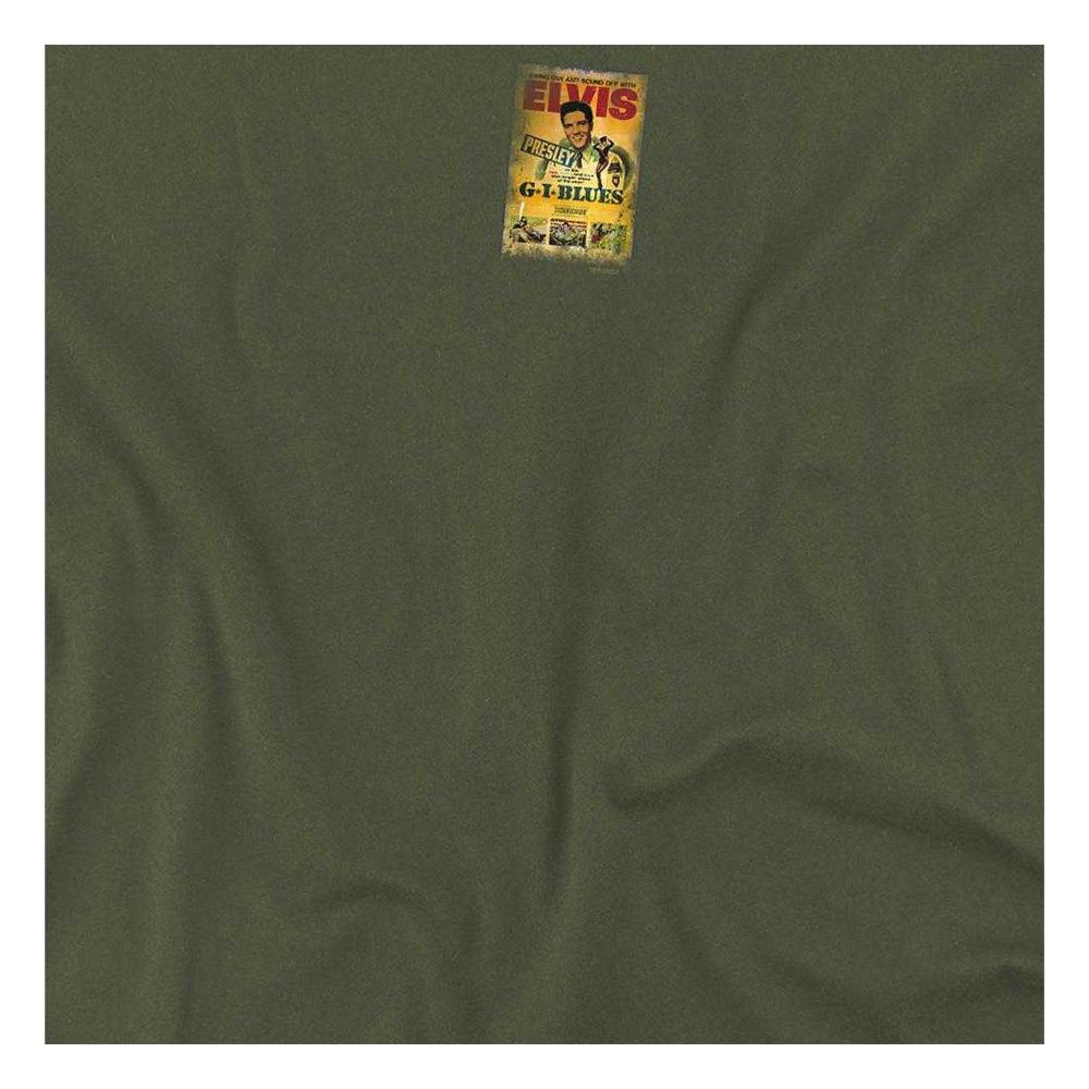 Elvis Presley Unisex Adult Gi Blues Poster T-Shirt