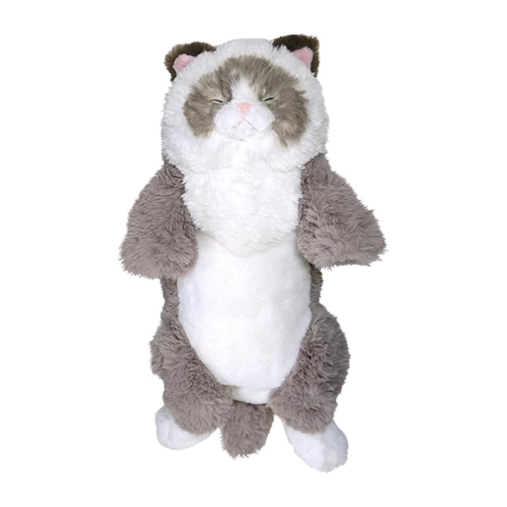 Sanlemon Ragdoll Plush Toy 22x14x47cm Cute Animal Grey Beige Cat