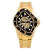 Daniel&douglas Broken Marine Automatic Skeleton Mechanical Watch Dd8811 Men's Gold Black