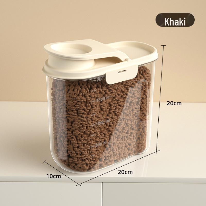 Pet Food Storage: Sealed, Moisture-Proof Bucket for Cat & Dog Food, Snacks, Freeze-Dried Goods