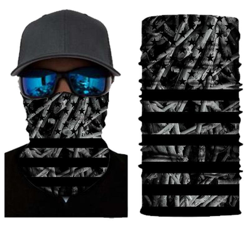 Xunhui Camouflage Multifunctional Cycling Headscarf Mask - Seamless, Sunscreen, Windproof.