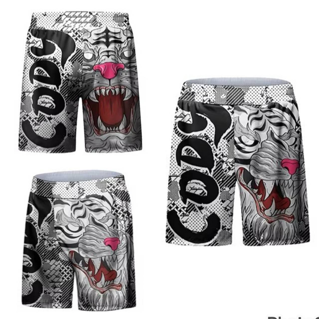 

MMA Tiger Muay Thai шорты для кикбоксинга спортивный принт фитнес боевые искусства борьба быстросохнущие эластичные талии тренировочные брюки унисекс мужчины женщины UFC 2XL