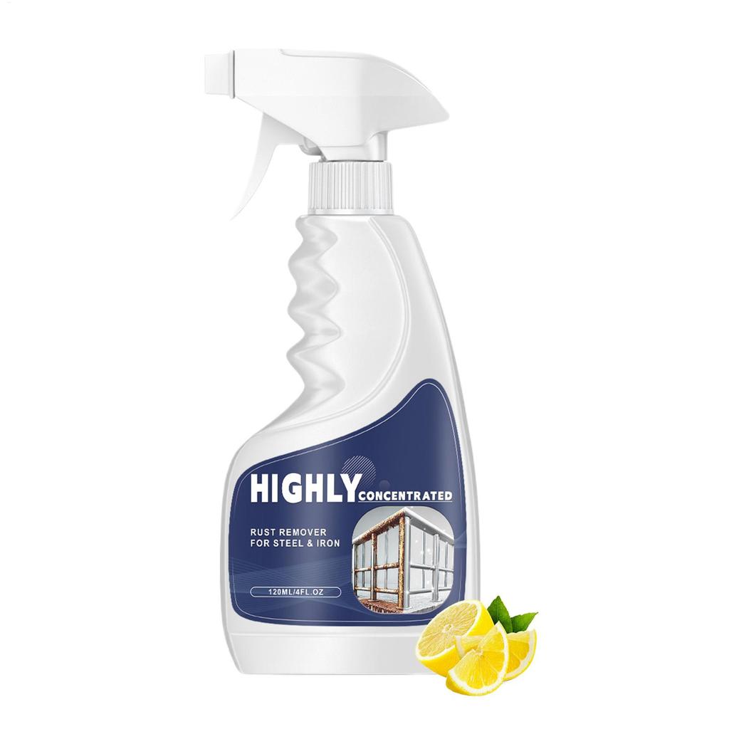 111ml Rust Remover Spray Multi-Purpose Rust Remover Wheel Hub Exhaust Pipe Metal Stain Cleaner Rust Derusting Spray