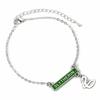 Slytherin Bar Bracelet Silver
