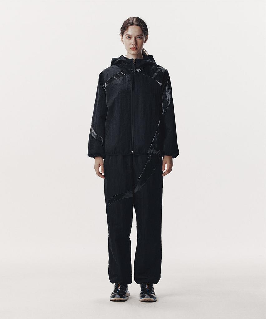MA JOURNEE Heart Track Pants_Black