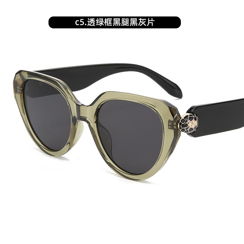 Gm Sunglasses Retro Uv Resistant Sunglasses Sunglasses Sunscreen Large Frame Sunglasses Women