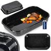Rectangular Enameled Roasting Pan 4.8 L, 38x24.5x7 Cm