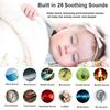 Portable Baby Sleep Machine White Noise Sound Machine for Baby Sleeping 26 Soothing Sounds 15Celsius30Celsius60Celsius90min Timer Built-in LED Night L