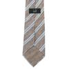 Used Dunhill Tie Herringbone Linen/silk Gurege Light Blue Regimental
